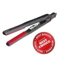 KQC X-Heat Ceramic & Tourmaline Flat Iron 1 Inch (Receive Free Mini Flat Iron with Purchase)