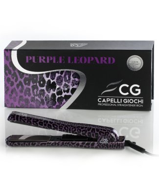 Capelli Giochi Professional Straightener Iron (Purple Leopard)