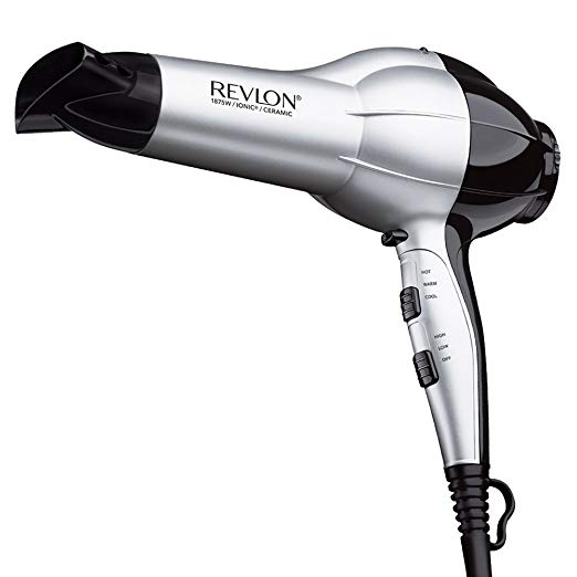 Revlon RV484SIL2 1875W Tourmaline Ionic Ceramic Dryer (2 pack)