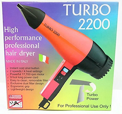 Turbo Power Turbo 2200 Professional Hair Dryer