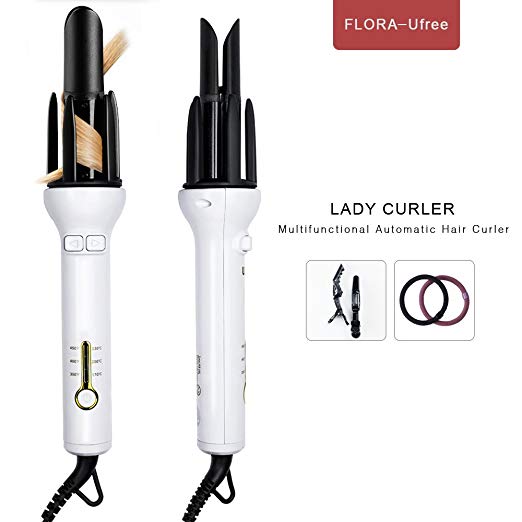 Hair Curling Iron,Automatic Curling Wand Automatic Roller 360 Rotating Styling Wand 1.1