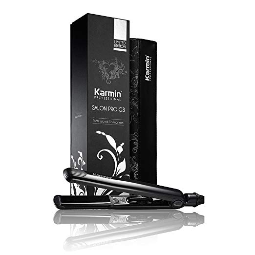 Karmin G3 Salon Professional Ceramic Flat Iron, Black