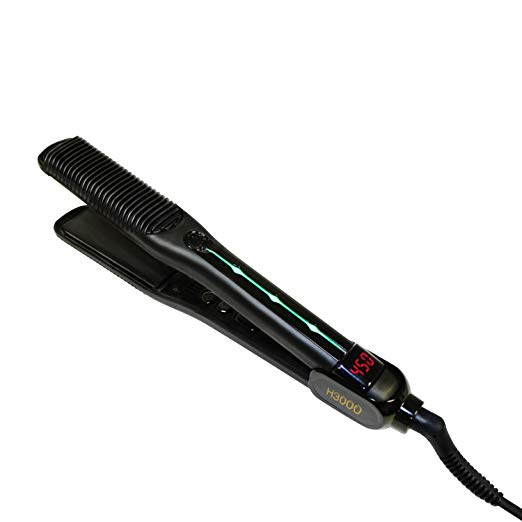 HairArt H3000 Luxe Comb in Digital Flat Iron, 1 1/4 Inch