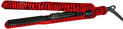 Rx7 Superlite Advanced Ionic 1 Inch Ceramic Flat Iron, Red Zebra, 8 Ounce