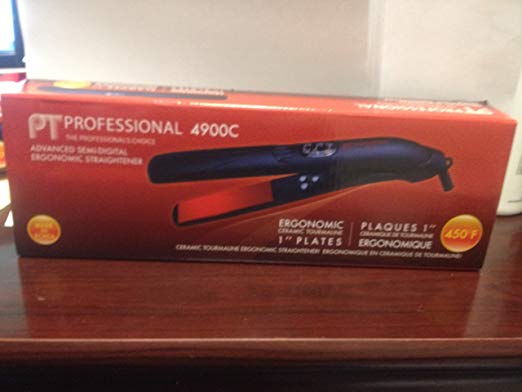 Pt Professional 4900c Advanced Demi-digital Ergonomic Ceramic Tourmaline Straightener 1”