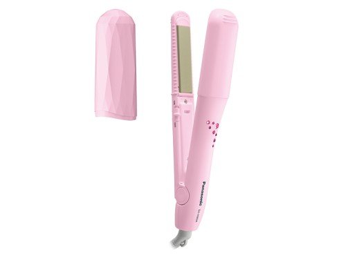 Panasonic Curling & Straight Compact Hair Iron EH-HW24-PP Pale Pink | AC100-240V 50-60Hz (Japan Model)