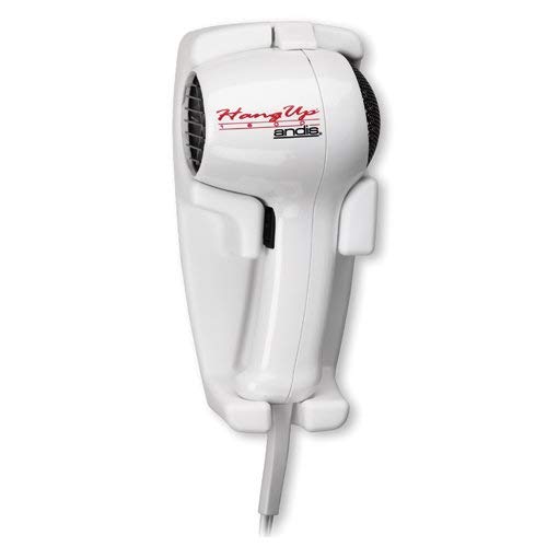 Andis 1600-Watt Quiet Wall Mounted HangUp Hair Dryer, White (30135)