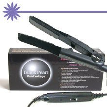 Black Pearl Dual Voltage Ceramic Flat Iron