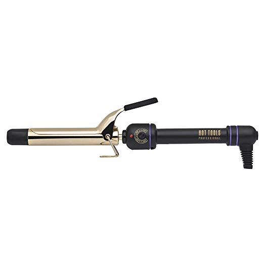 Hot Tools U-HC-8083 Professional Salon Curling Iron, Gold/Black