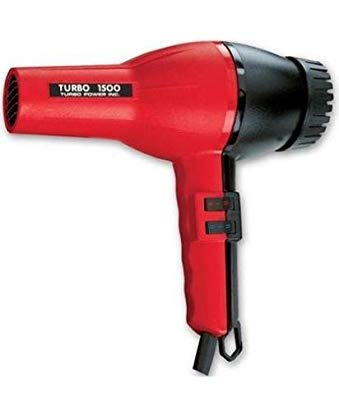 Turbo Power Hair Dryer, Red/Black, 34.4 Ounce