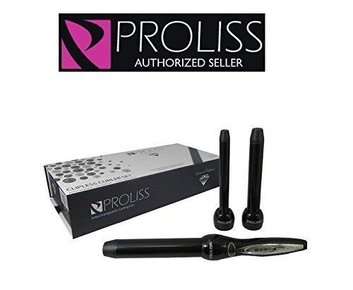 Proliss Diamond Collection TRIO 3P Curling Iron Wand 3-Piece Clipless Curler GIFT SET