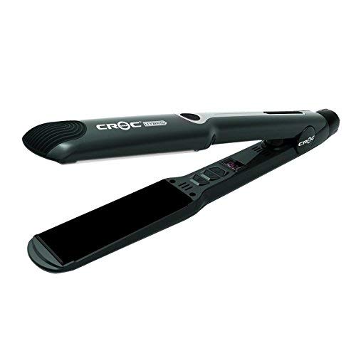 Croc Hybrid Flat Iron Titanium Plate, Black, 1.5