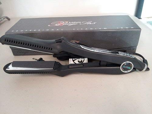 Diva Professional Str8 Titanium Flat Iron, 1-1/4 Inch