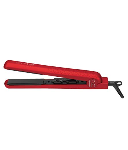 Fahrenheit Hair Care System 1.25 Inc Ceramic Flat Iron Ruby Red