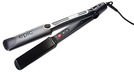 Enso Epic Medium Flat Iron Ceramic Hair Straightener for all Hair Types, 1.3 inch