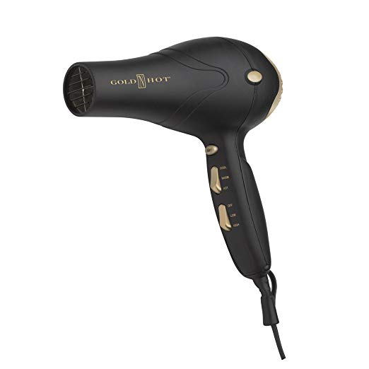 Gold 'N Hot 1875-Watt Professional Ionic Turbo Dryer with Tourmaline