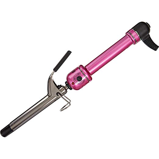 Hot Shot Tools Pink Titanium Curling Iron