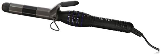 HOT TOOLS Nano Ceramic Curling Iron, Black/Grey, 1 1/4 Inches