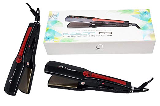 Le Angelique Titanium G3 Flat Iron, Black