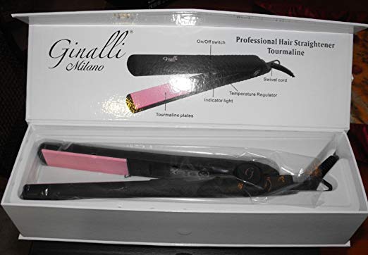 Ginalli Milano black color Tourmaline Professional Hair Straightener + ITAY 8 stacks best 4 Black eyes shimmer eye shadow