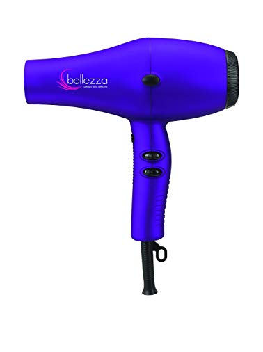 Bellezza Pro Beauty Dryer, Purple Rubberized, 55 Ounce