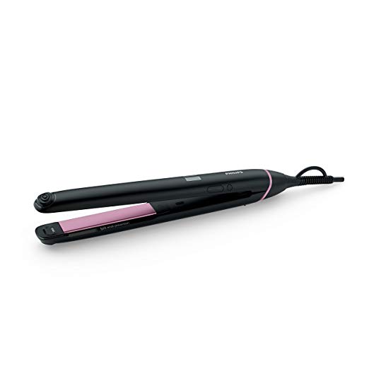 Philips StraightCare Vivid Ends straightener BHS675/00 BHS675 with SplitStop technology for split ends prevention Ionic conditioning Keratin infusion 110V-220V