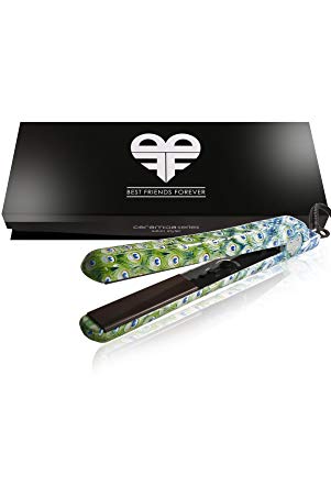 BFF PRO Flat Iron Ceramic Hair Straightener (Peacock)