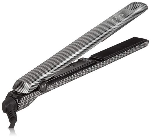 Rx7 Superlite Advanced Ionic 1 Inch Ceramic Flat Iron, Silver/Black, 8 Ounce