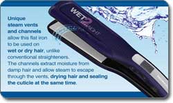 Remington Wet2Straight 2-Inch Wide Plate Wet/Dry Straightening Iron